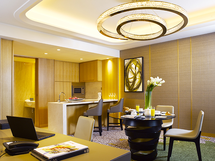 PRSIN_Executive Suite_Dining Area + Kitchen + Powder Room